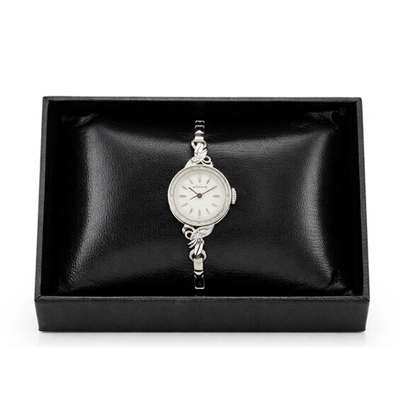 Longines Lady\'s Diamonds Watch 14k White Gold - Stretch Band main image 7